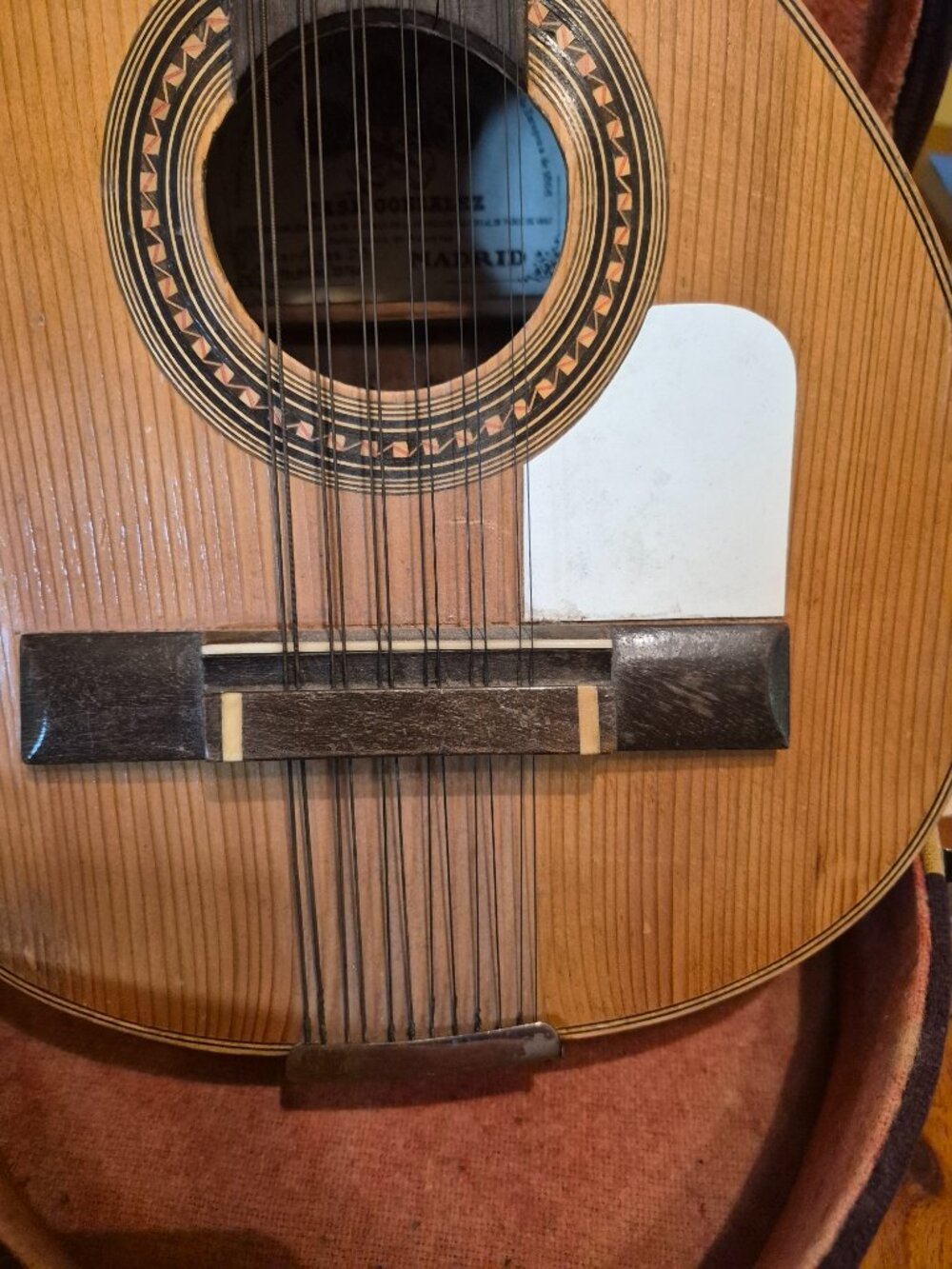Vintage Spanish Bandurria from 1920s sounds amazing over 100years old - Picture 13 of 13